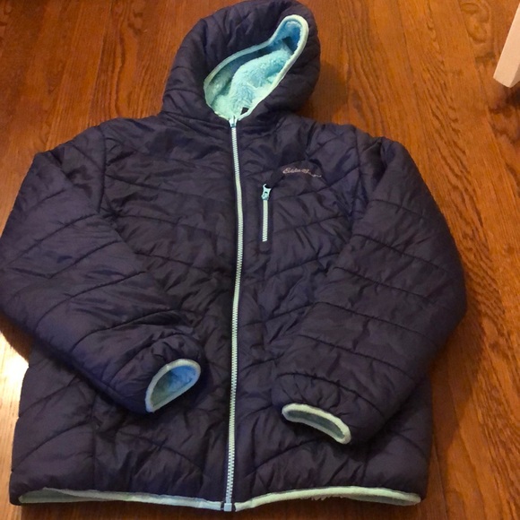 Eddie Bauer reversible puffer jacket - Picture 1 of 4